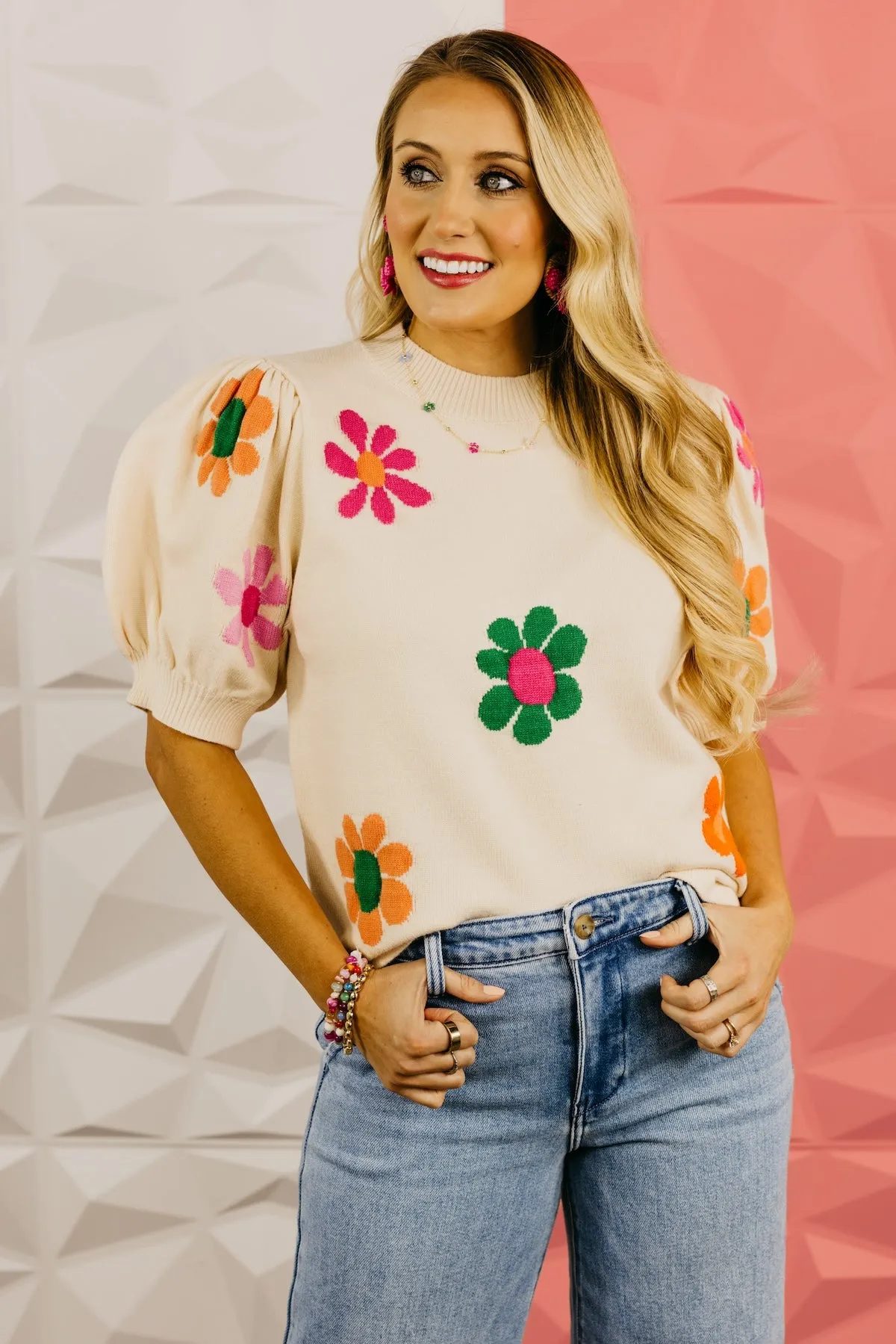 The Juliana Floral Sweater
