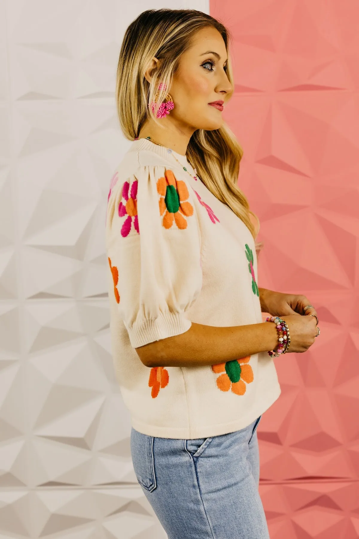 The Juliana Floral Sweater