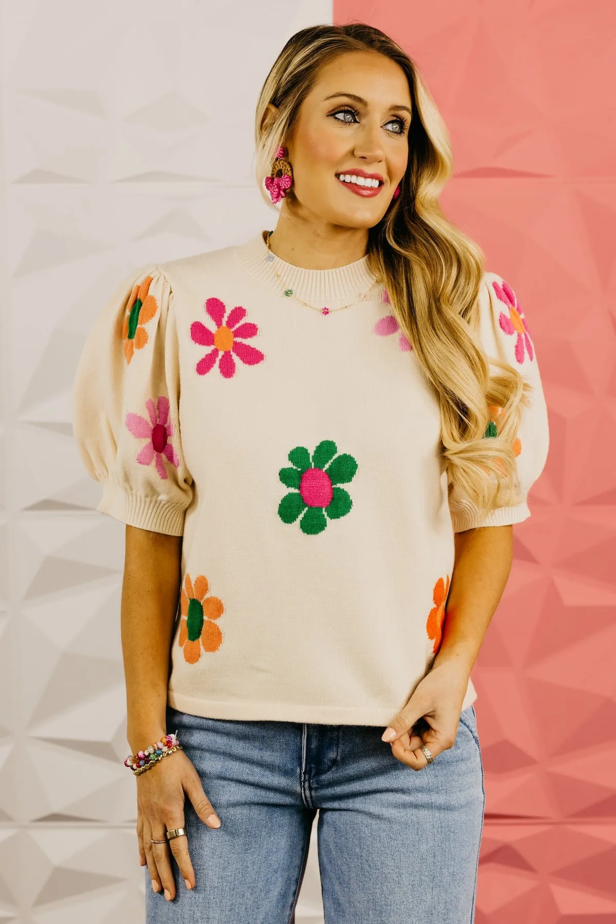 The Juliana Floral Sweater