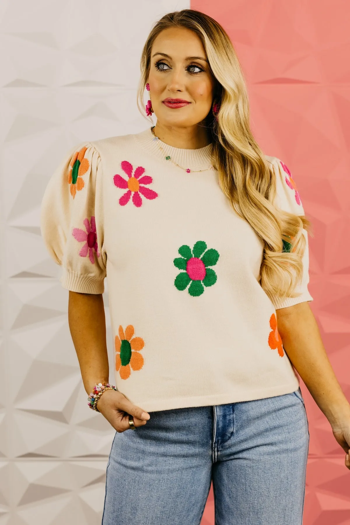 The Juliana Floral Sweater