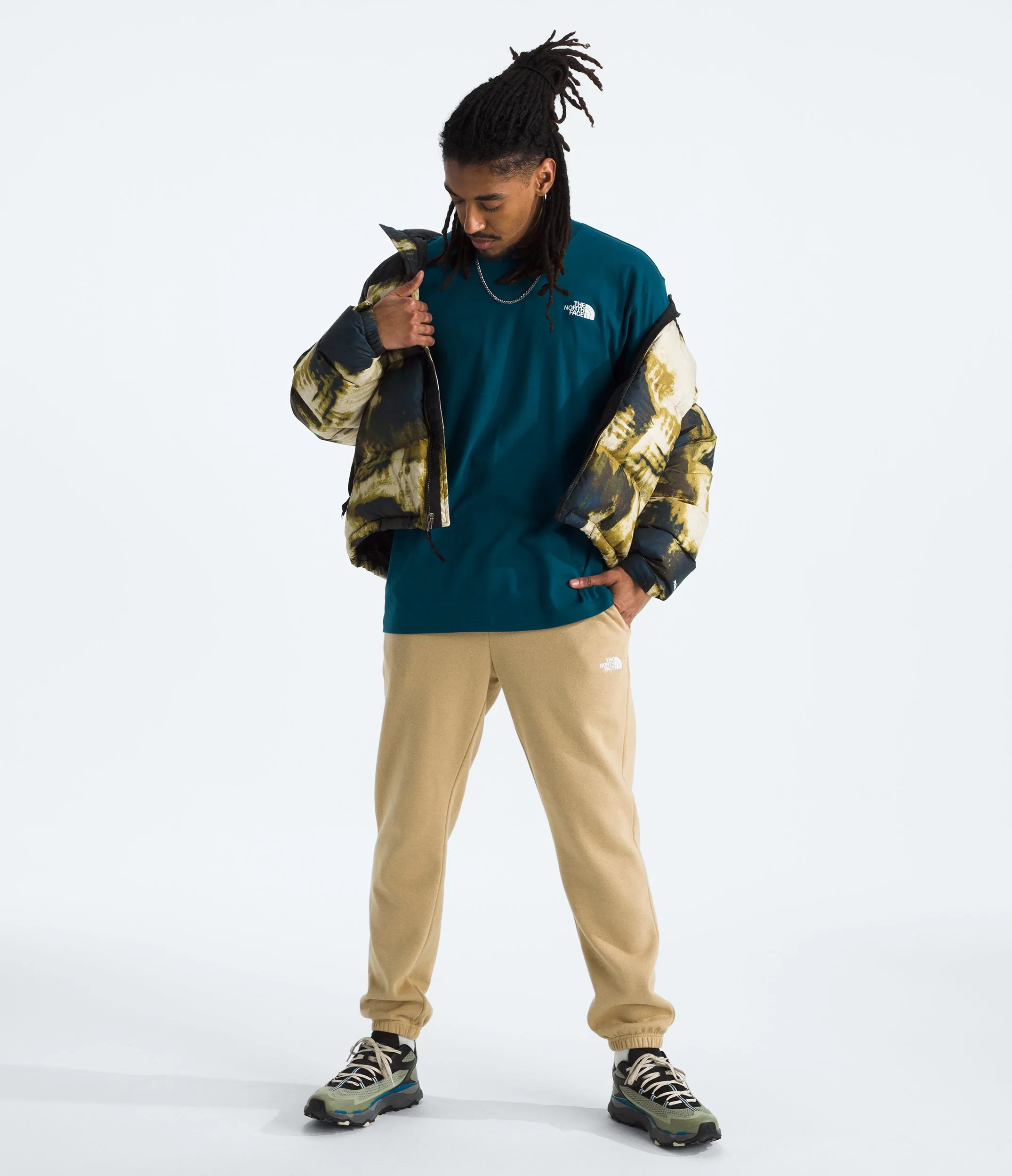 THE NORTH FACE SHORT SLEEVE EVOLUTION BOX FIT TEE - MIDNIGHT PETROL