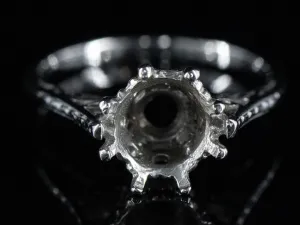 The Woodbury Semi-Mount Engagement Ring