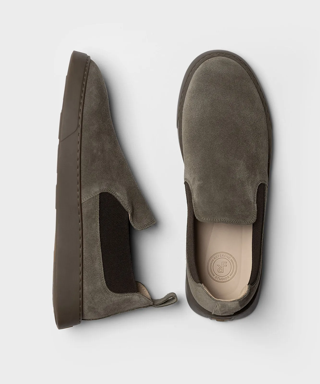 The Yog Taupe Suede