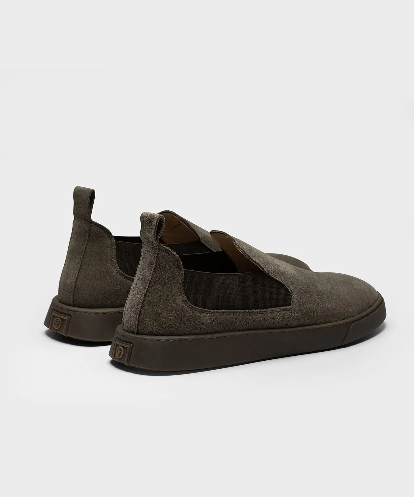 The Yog Taupe Suede