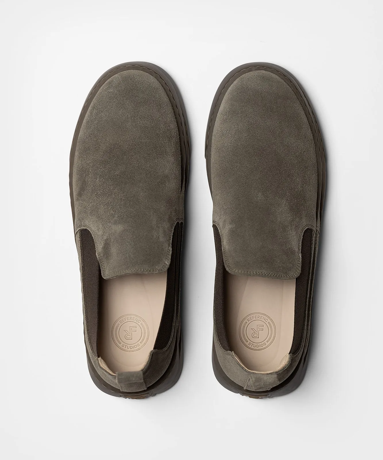 The Yog Taupe Suede