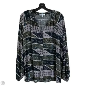 Top Long Sleeve By Clothes Mentor In Multi-colored, Size: 2x