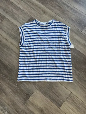 Top Short Sleeve By Sonoma In Blue, Size: M