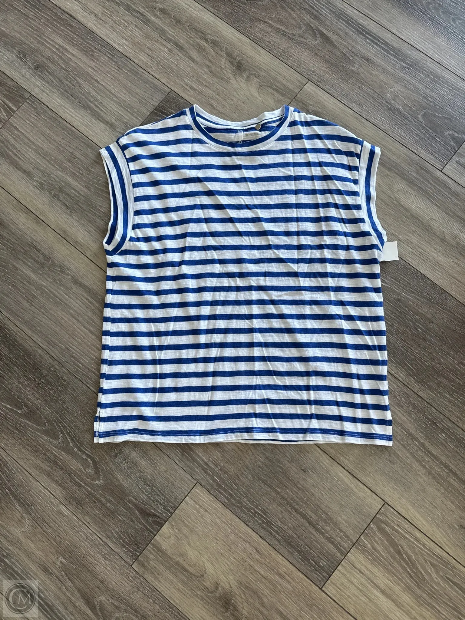 Top Short Sleeve By Sonoma In Blue, Size: M