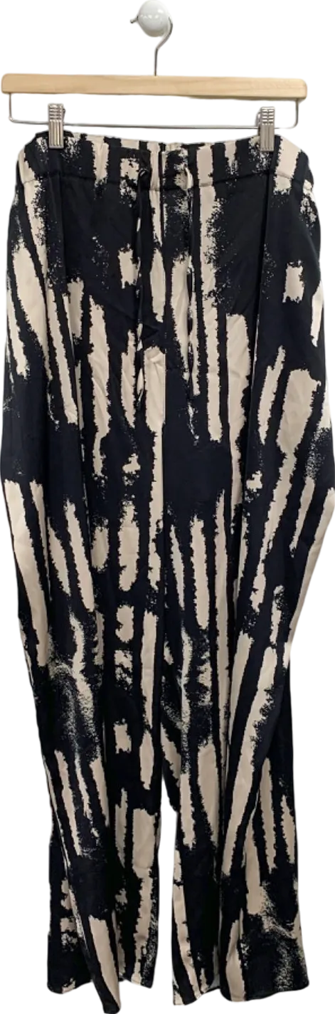 Topshop Black/White Zebra Print Trousers UK 26