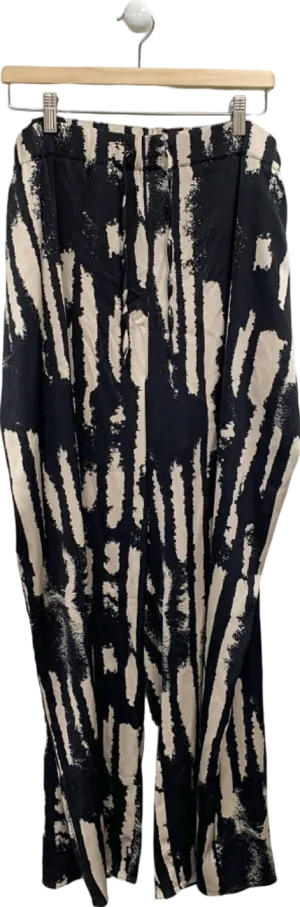 Topshop Black/White Zebra Print Trousers UK 26