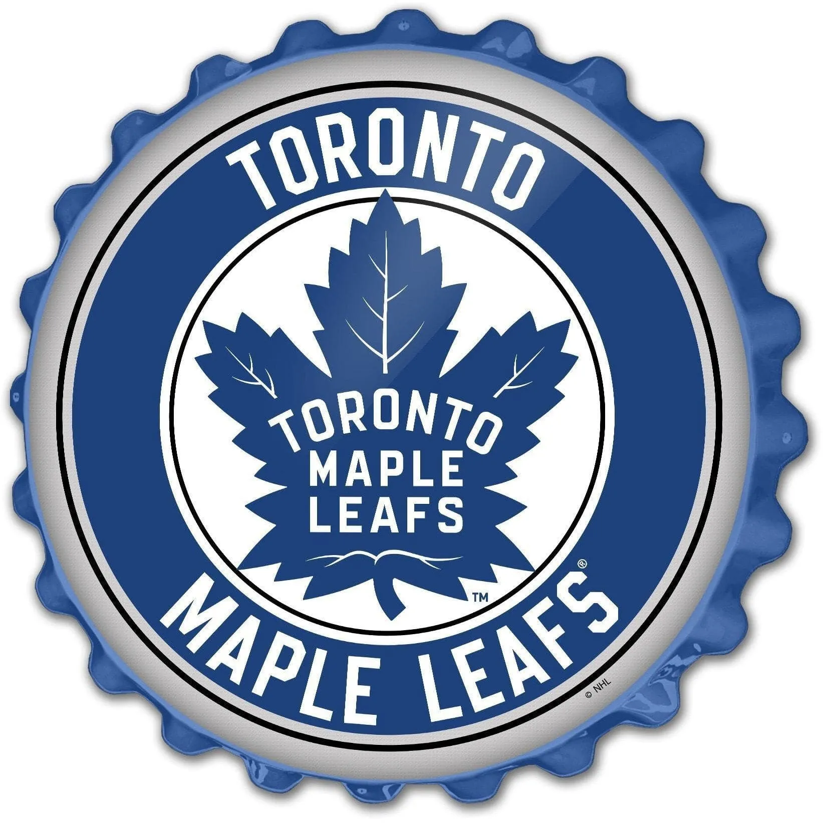 Toronto Maple Leaf: Bottle Cap Wall Sign