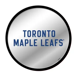 Toronto Maple Leafs: Secondary Logo - Modern Disc Mirrored Wall Sign