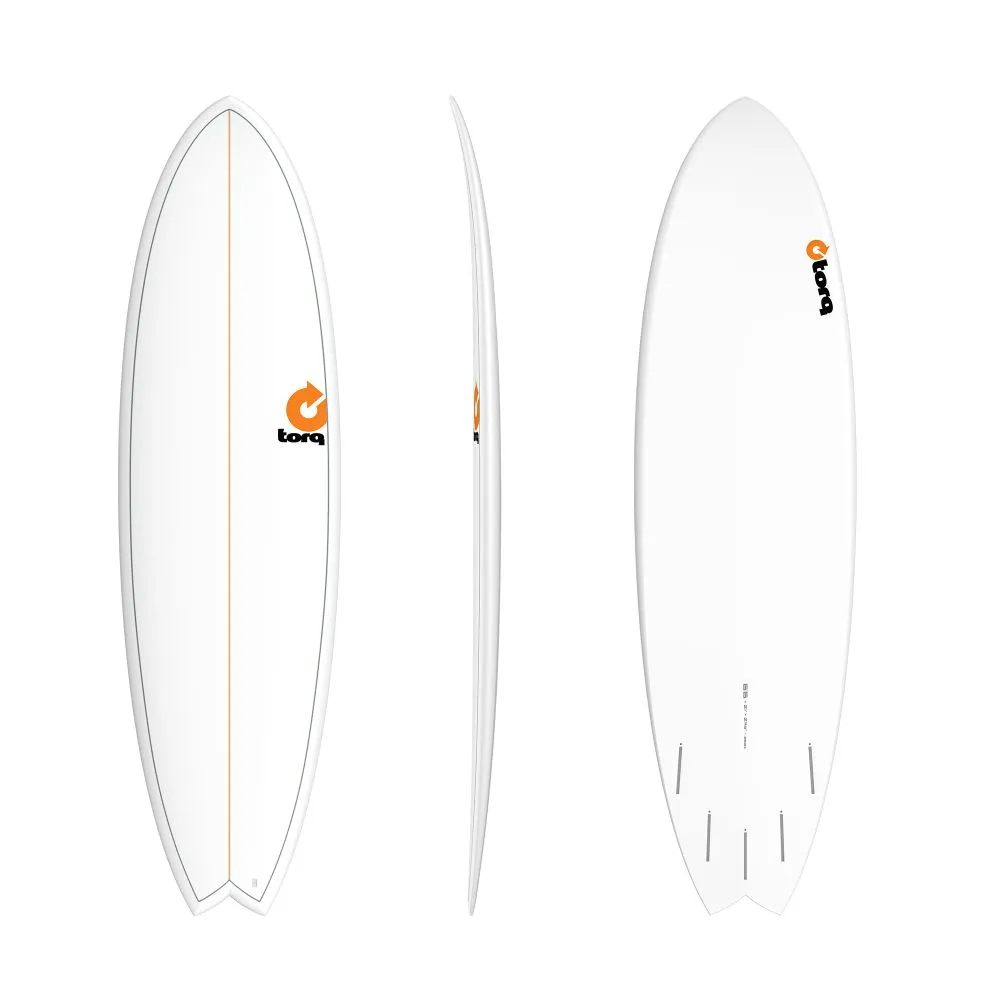 TORQ TET MOD FISH 6'10 WHITE