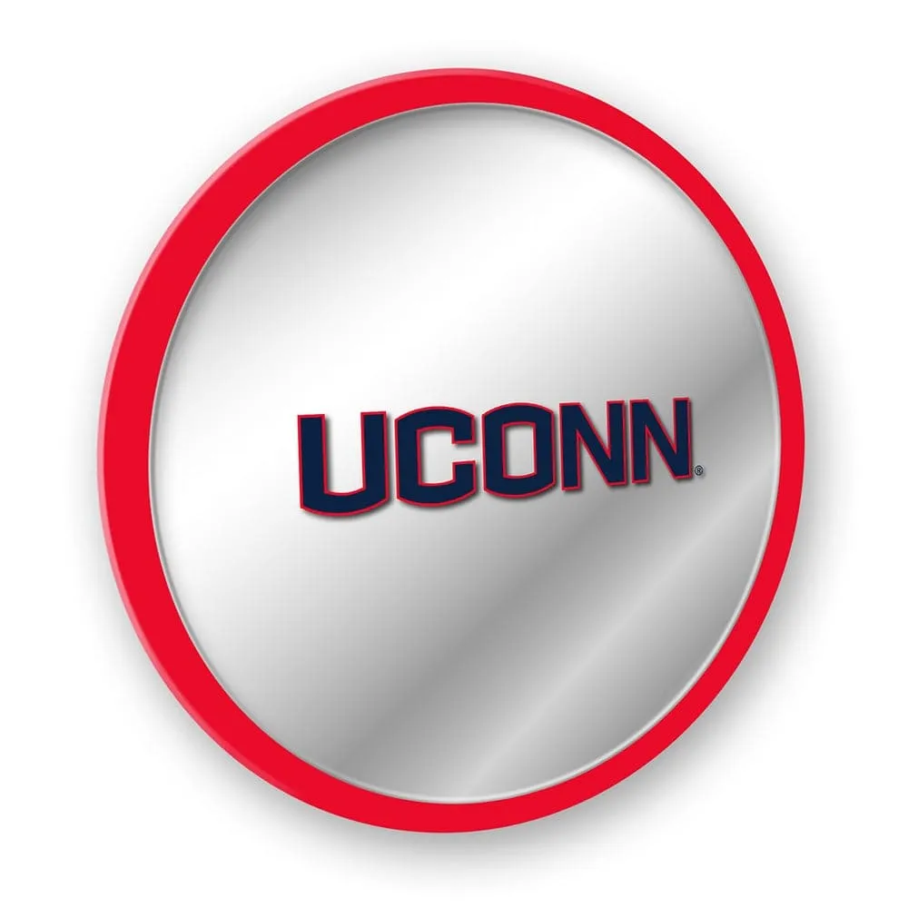 UConn Huskies: Modern Disc Mirrored Wall Sign