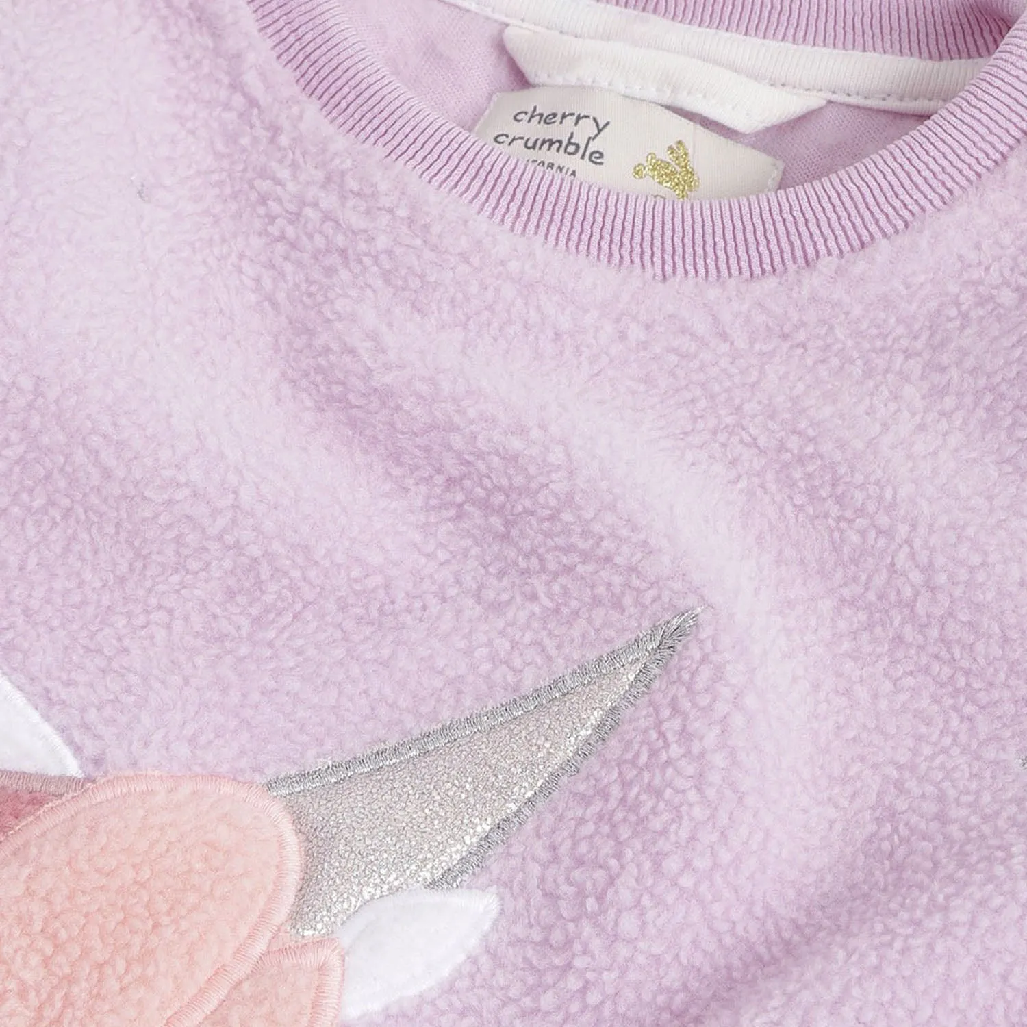 Unicorn Applique Winter Nightsuit