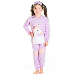 Unicorn Applique Winter Nightsuit