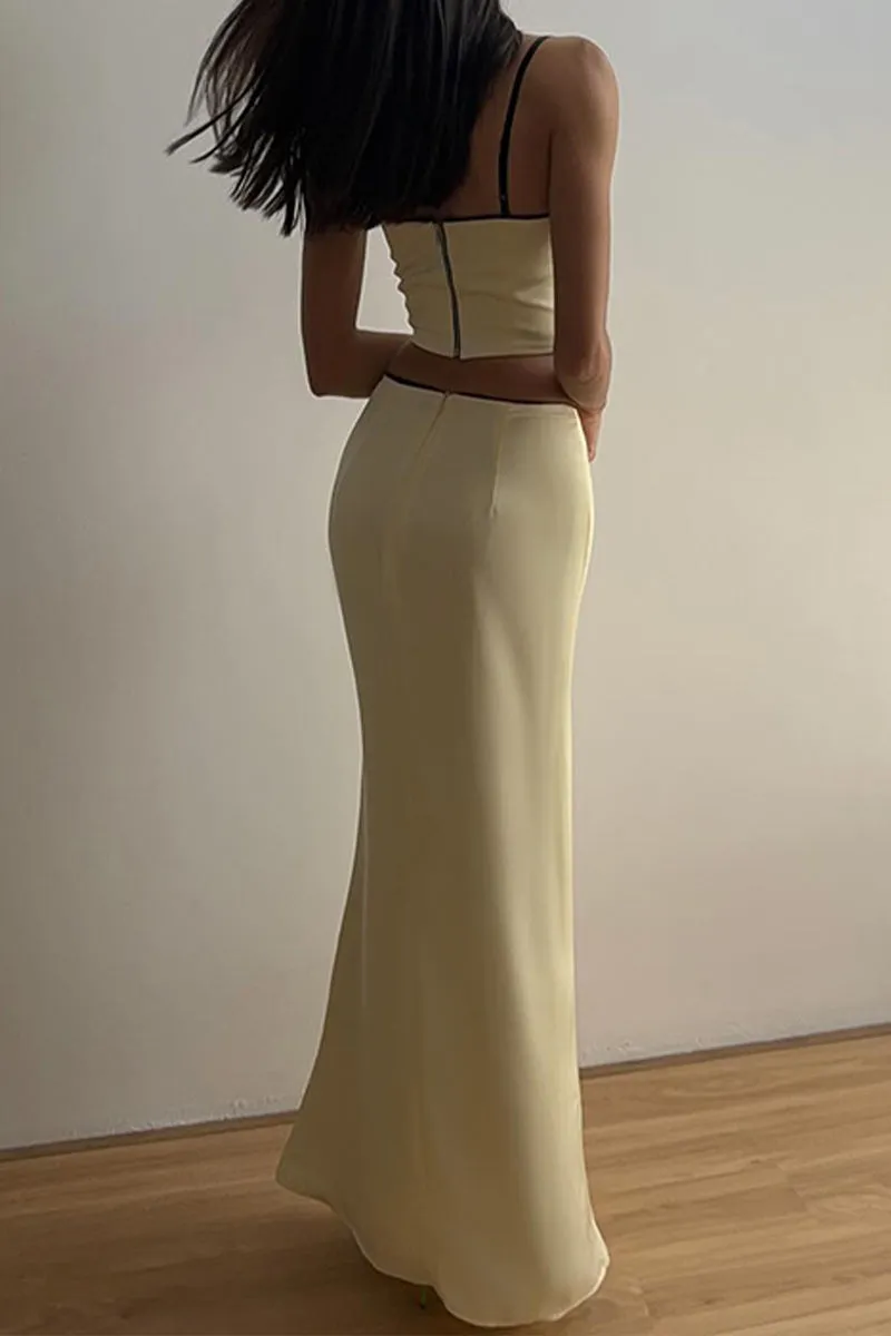 UR3178 Cami Top and Skirt Set