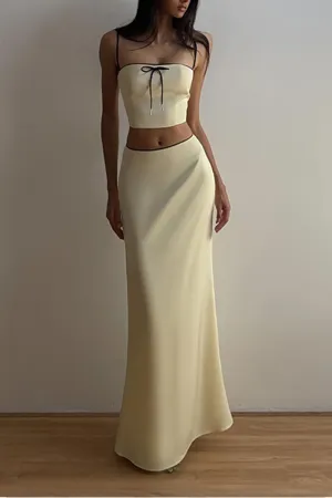 UR3178 Cami Top and Skirt Set