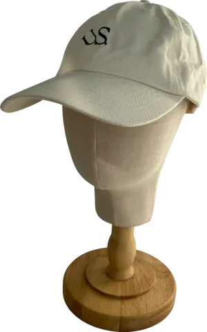 US. Store Cream Logo Cap Off White One Size