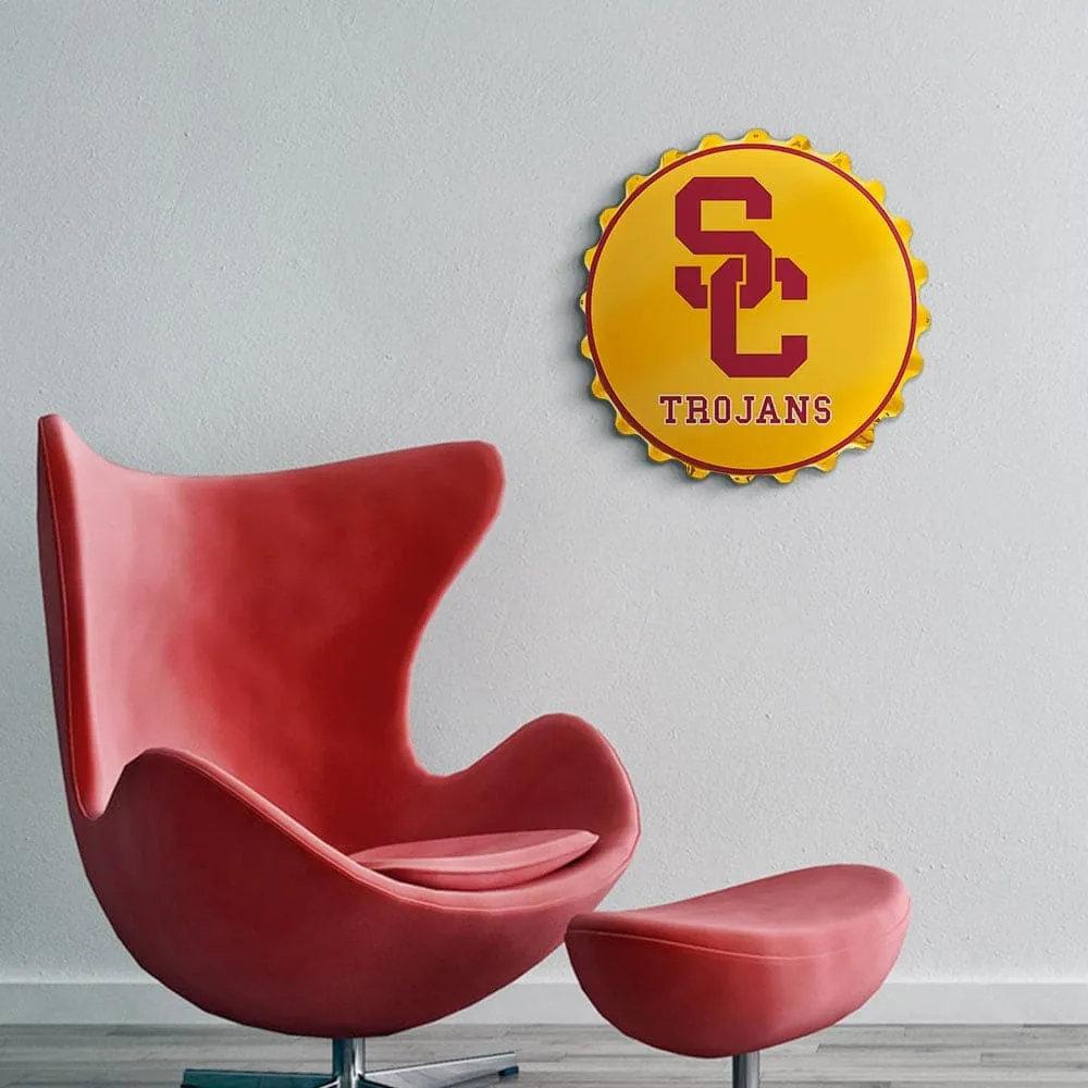USC Trojans: Bottle Cap Wall Sign