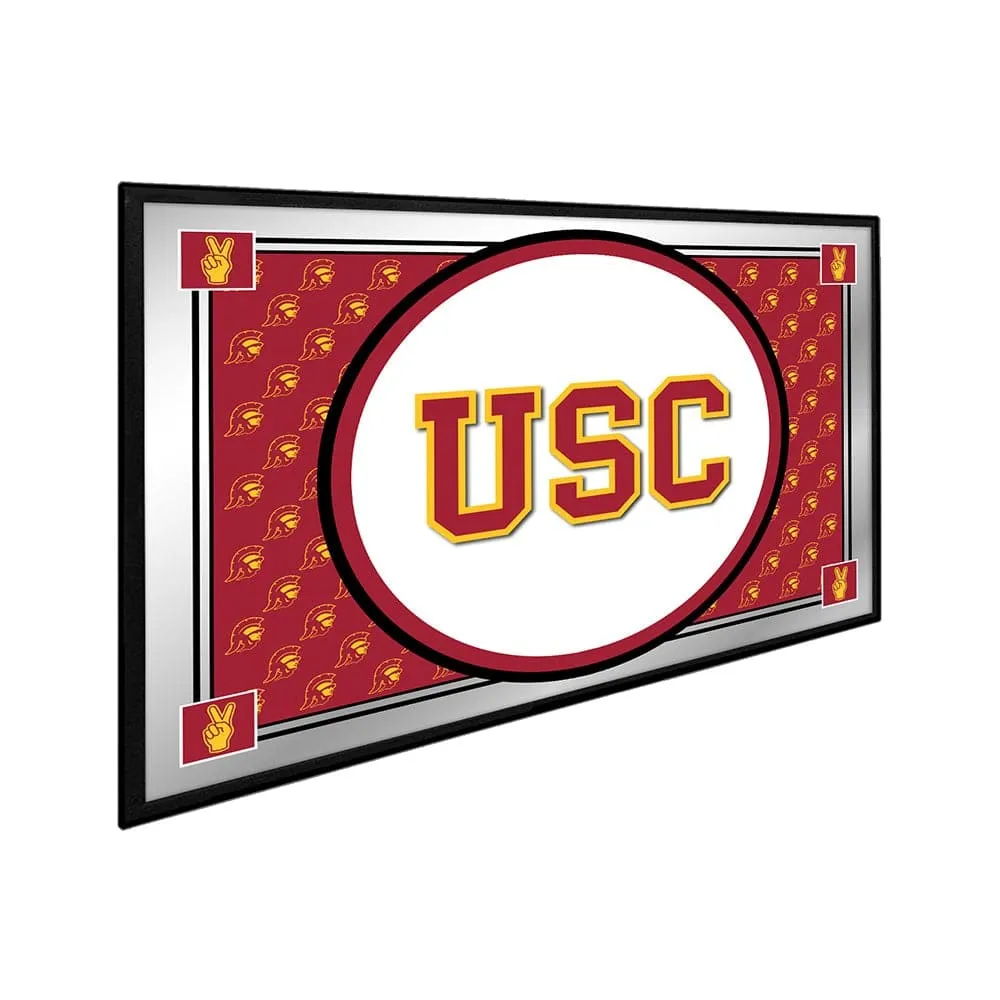 USC Trojans: Team Spirit - Framed Mirrored Wall Sign