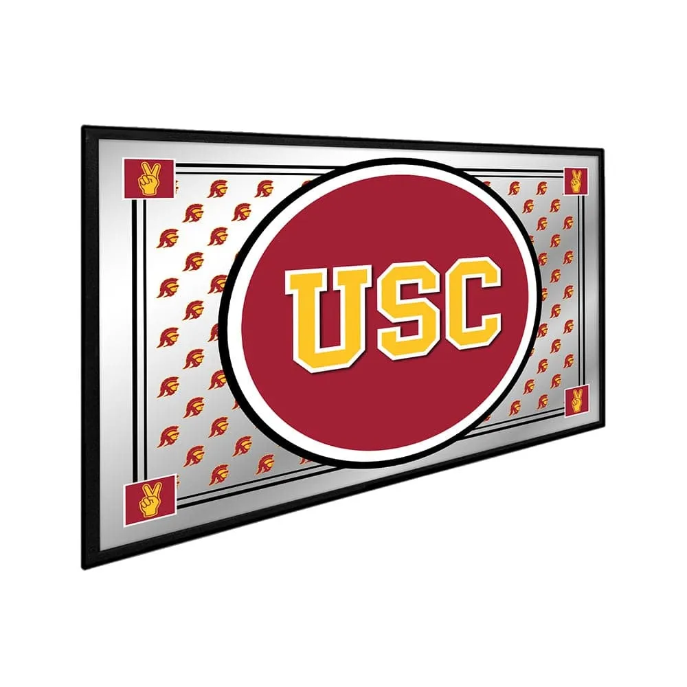 USC Trojans: Team Spirit - Framed Mirrored Wall Sign