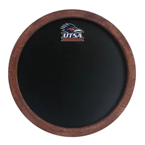 UTSA Roadrunners: "Faux" Barrel Top Chalkboard