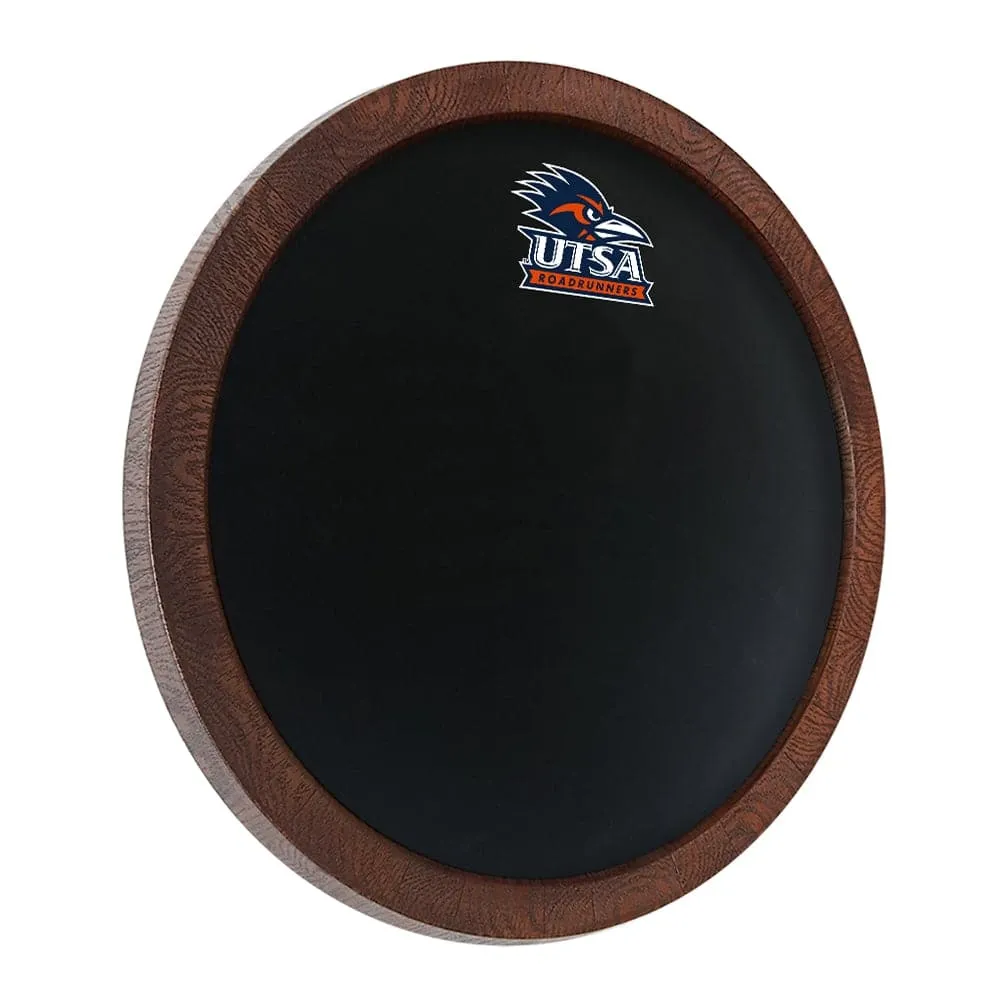 UTSA Roadrunners: "Faux" Barrel Top Chalkboard