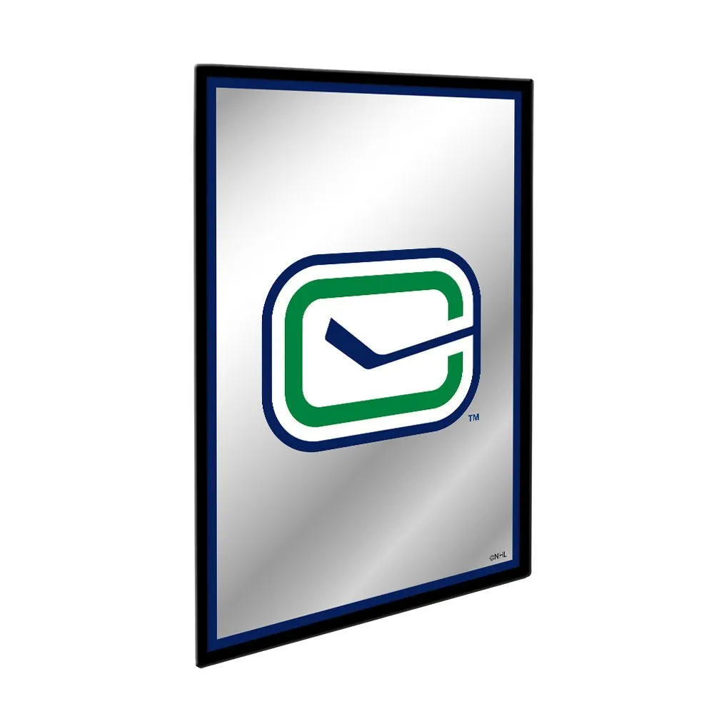 Vancouver Canucks: Logo - Framed Mirrored Wall Sign