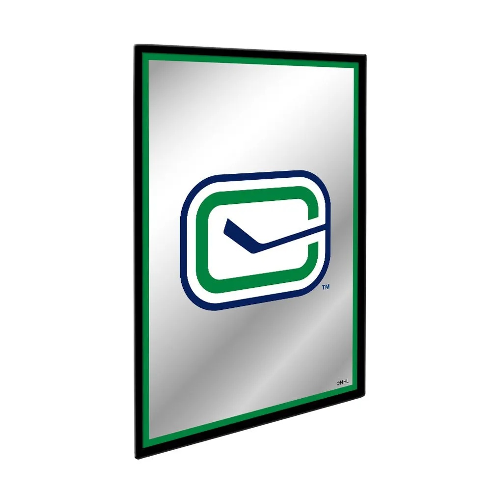Vancouver Canucks: Logo - Framed Mirrored Wall Sign