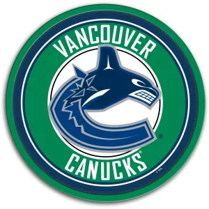 Vancouver Canucks: Modern Disc Wall Sign