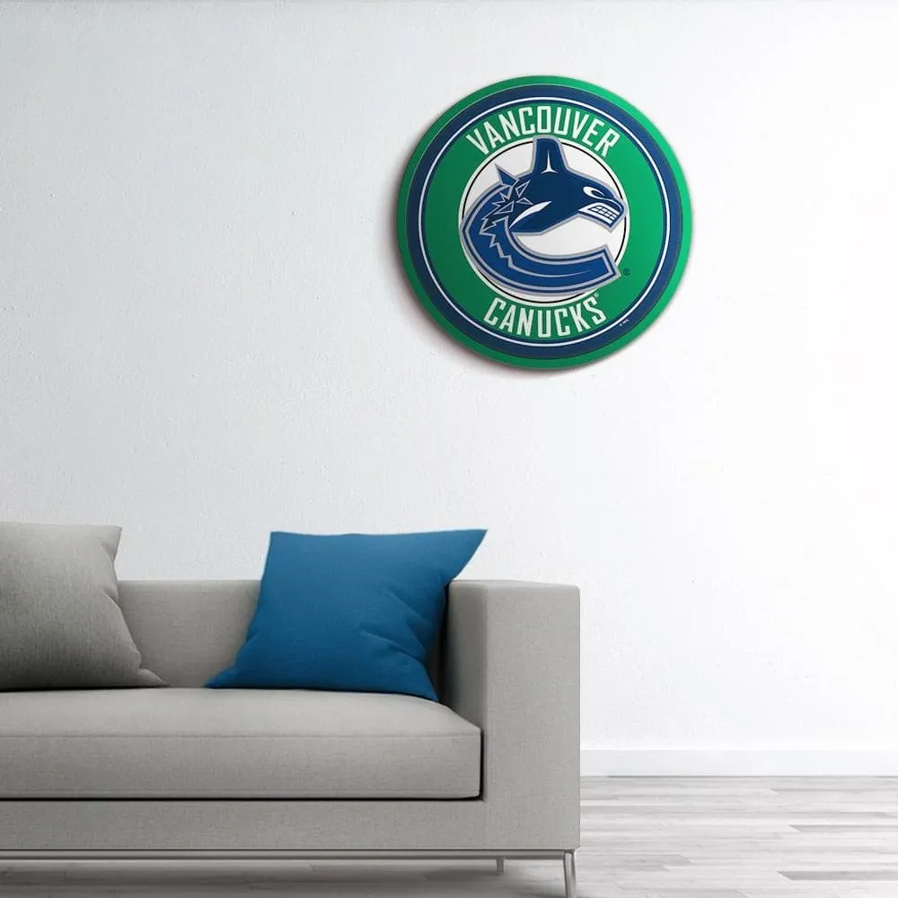 Vancouver Canucks: Modern Disc Wall Sign