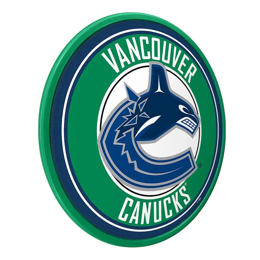 Vancouver Canucks: Modern Disc Wall Sign