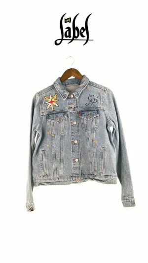Vegas Born - Hand-Painted Denim Jacket