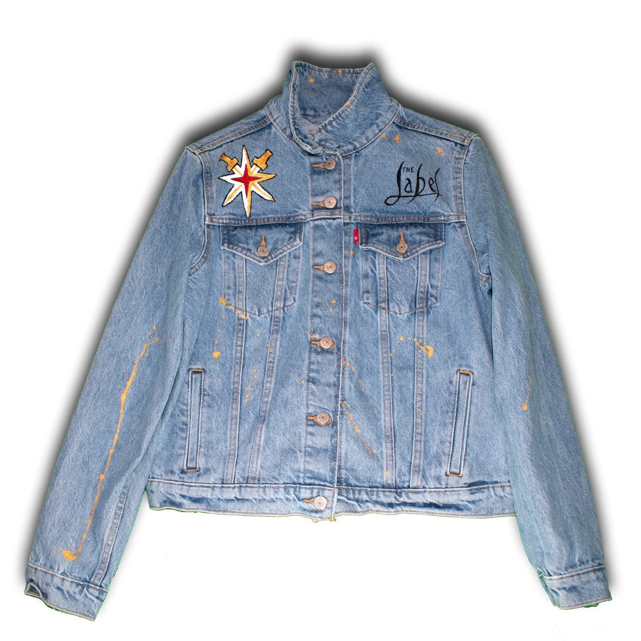 Vegas Born - Hand-Painted Denim Jacket