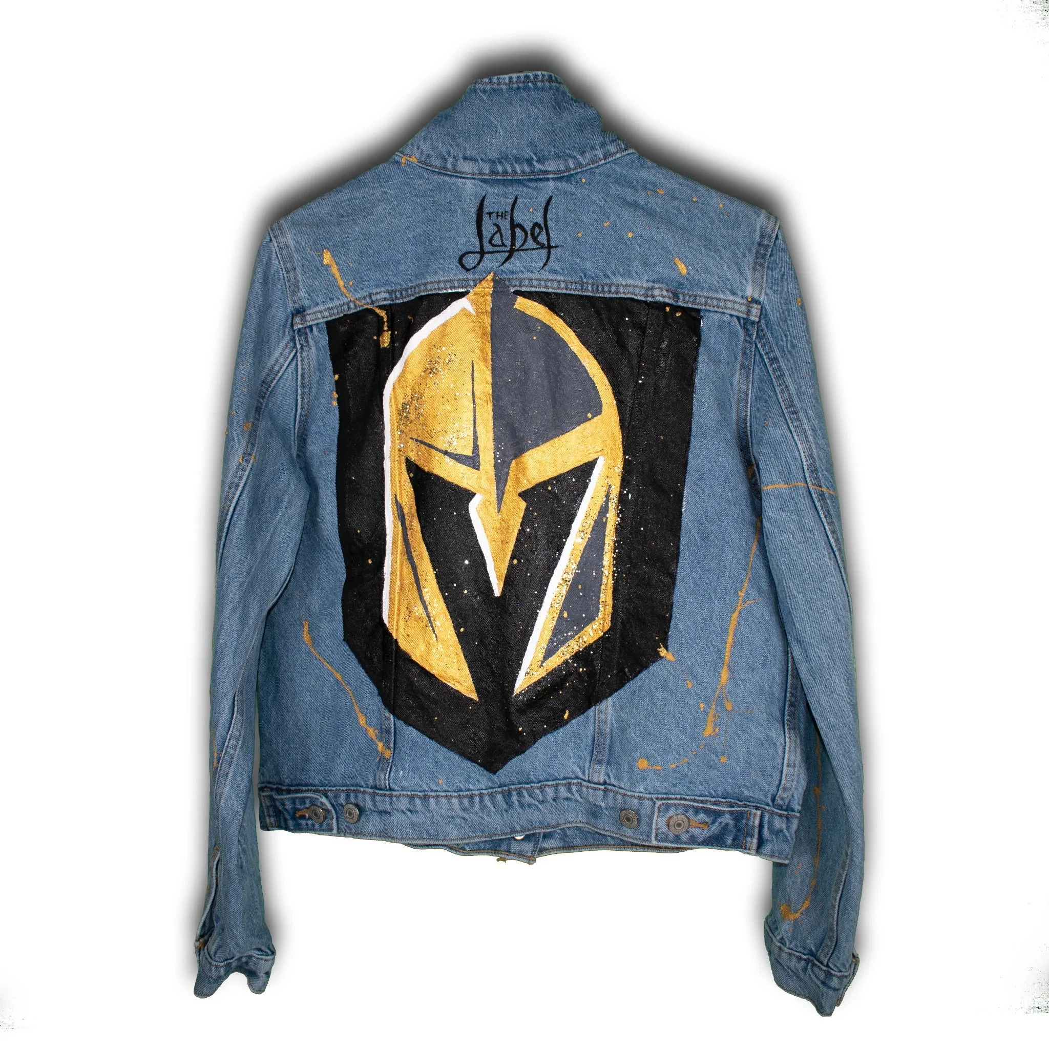 Vegas Born - Hand-Painted Denim Jacket