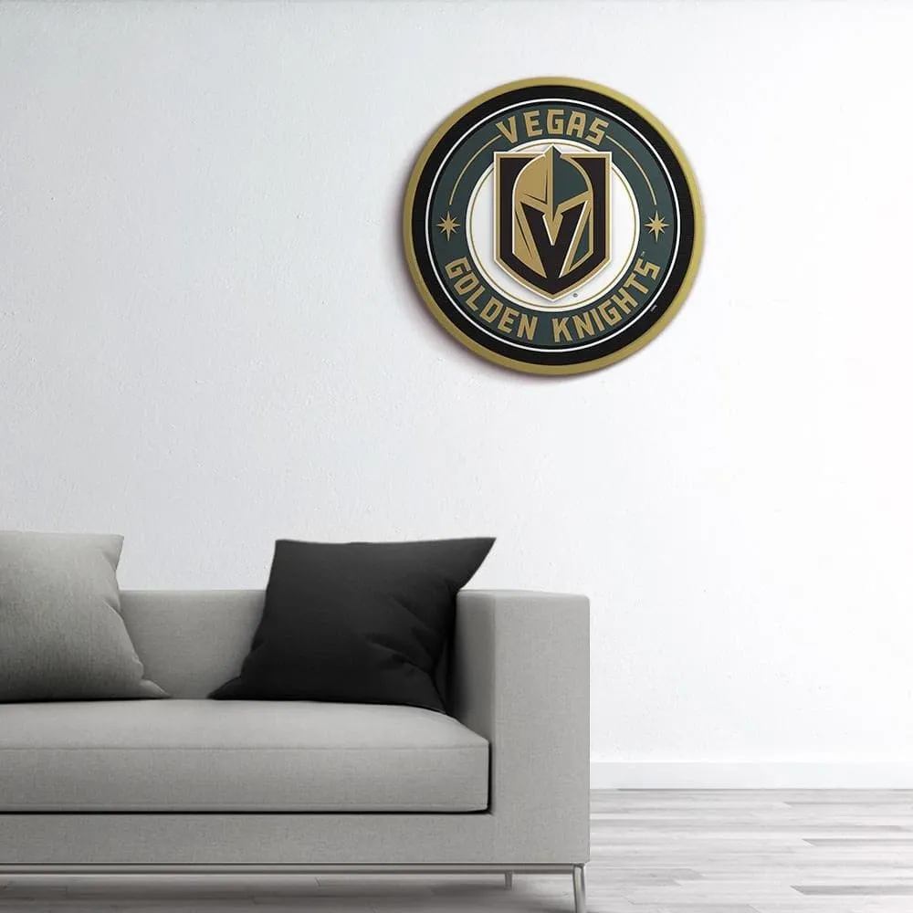Vegas Golden Knights: Modern Disc Wall Sign