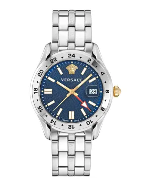 Versace Greca Time GMT S/S Watch