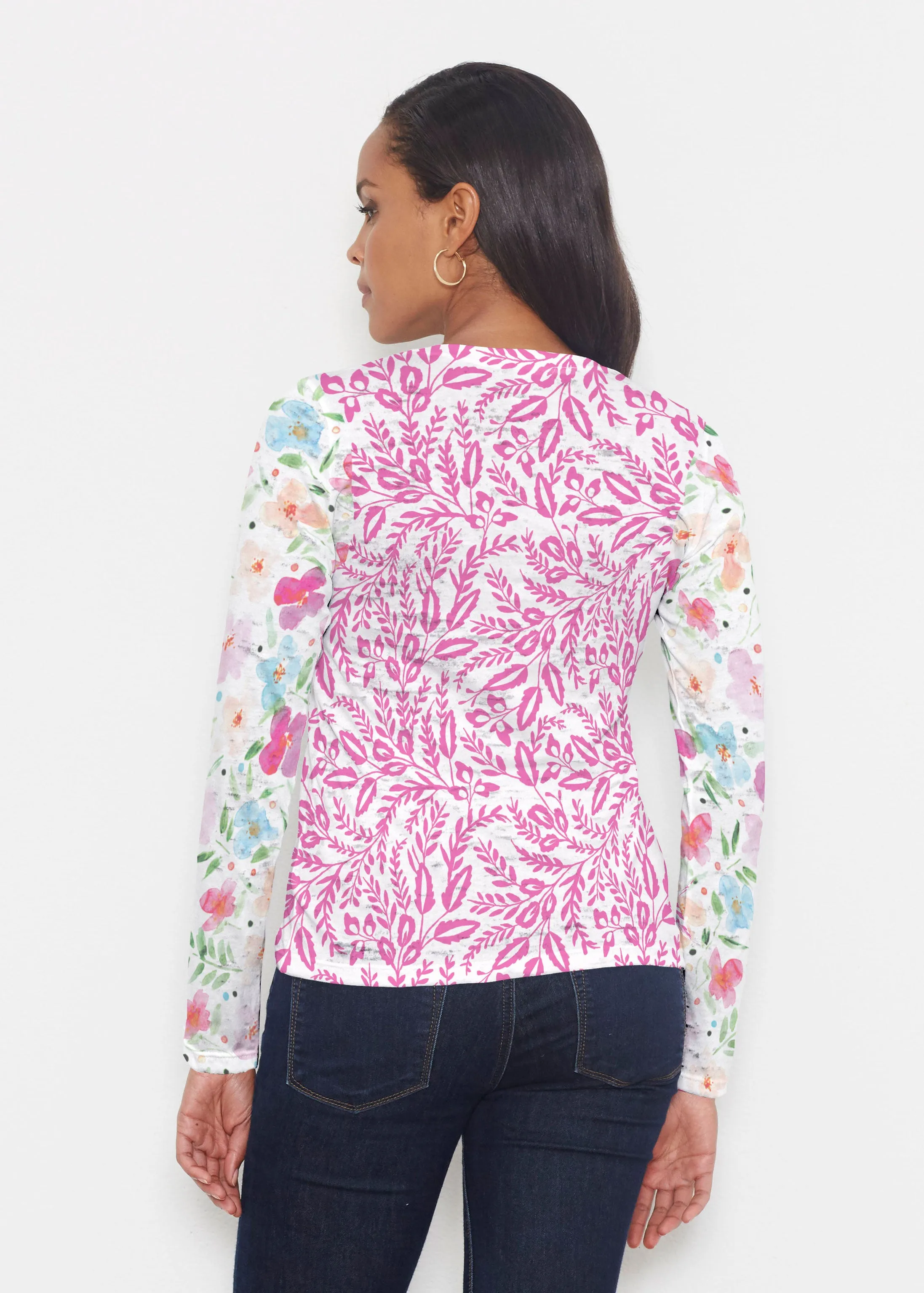 Vibrant Meadow (8026) ~ Signature Long Sleeve Crew Shirt