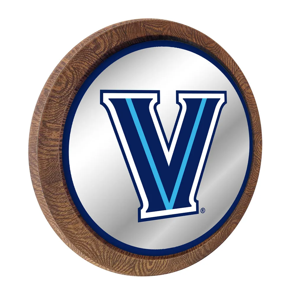 Villanova Cavaliers: Mirrored Barrel Top Mirrored Wall Sign