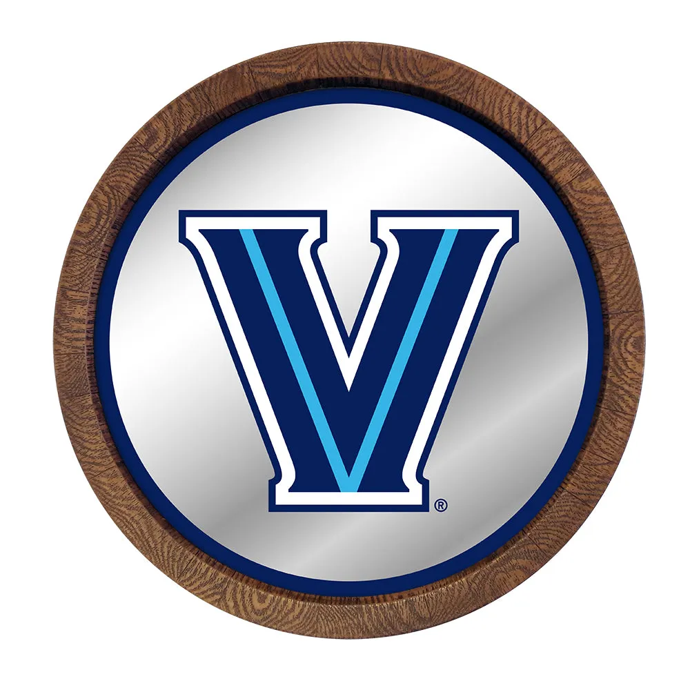 Villanova Cavaliers: Mirrored Barrel Top Mirrored Wall Sign