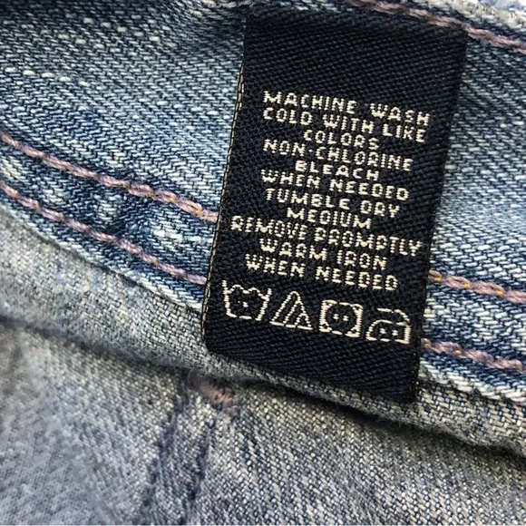 Vintage American Eagle Outfitters Light Wash Flair Leg Blue Jeans 8