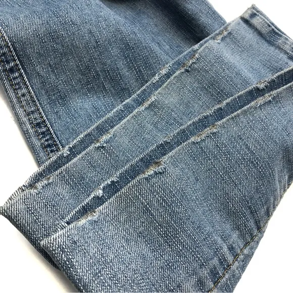 Vintage American Eagle Outfitters Light Wash Flair Leg Blue Jeans 8