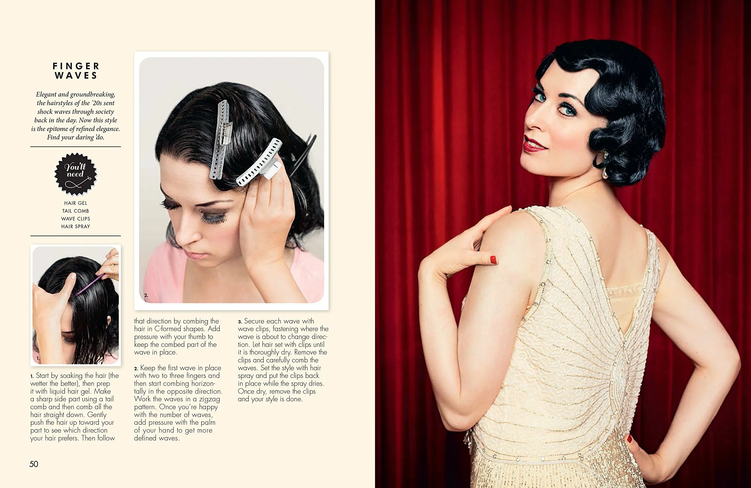 Vintage Hairstyles: Simple Steps for Retro Hair with a Modern Twist (Hardback) | Emma Sundh & Sarah Wing