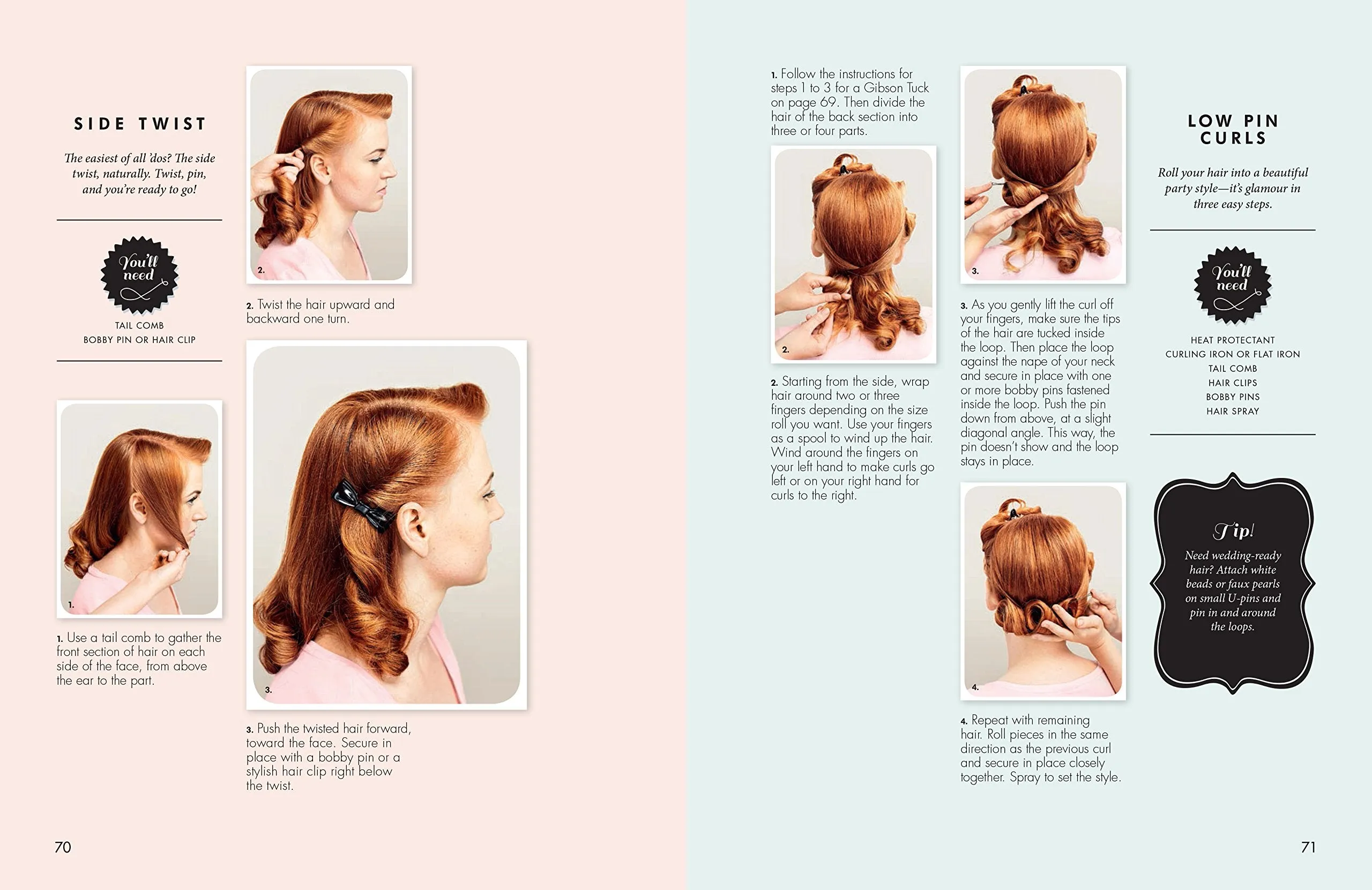 Vintage Hairstyles: Simple Steps for Retro Hair with a Modern Twist (Hardback) | Emma Sundh & Sarah Wing