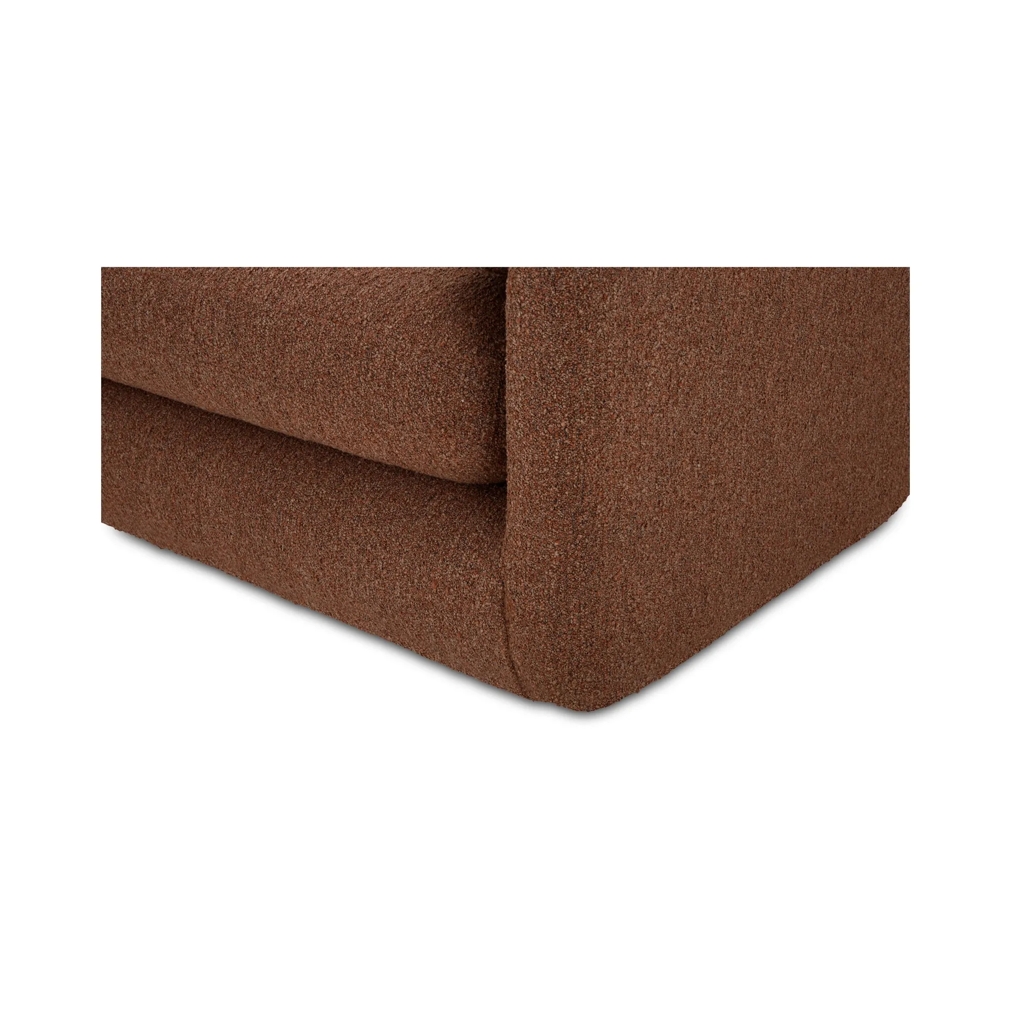 Vintage-Inspired Bouclé Curve Daybed