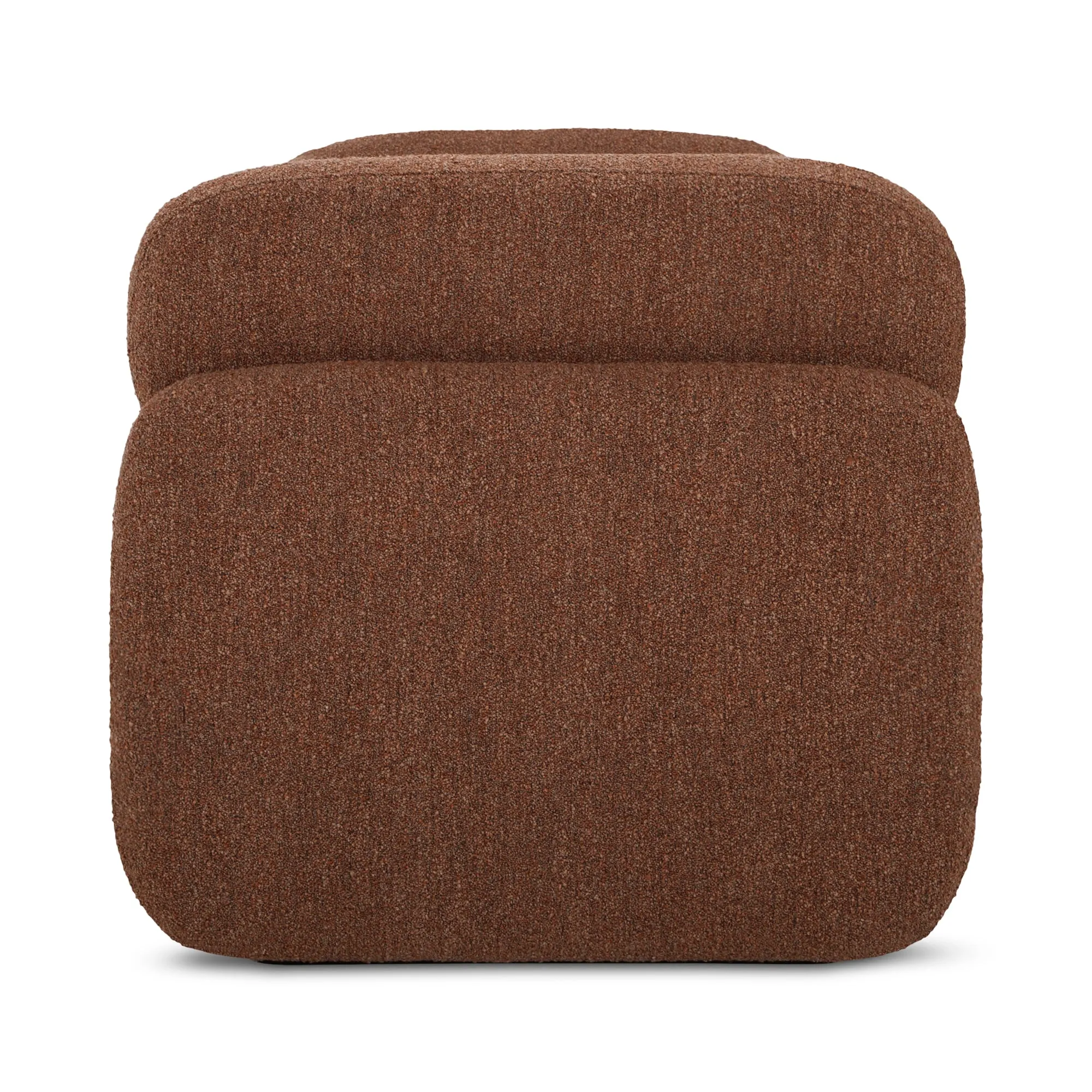 Vintage-Inspired Bouclé Curve Daybed