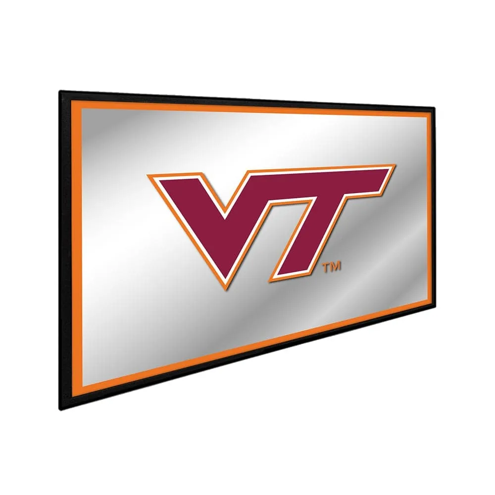 Virginia Tech Hokies: Framed Mirrored Wall Sign