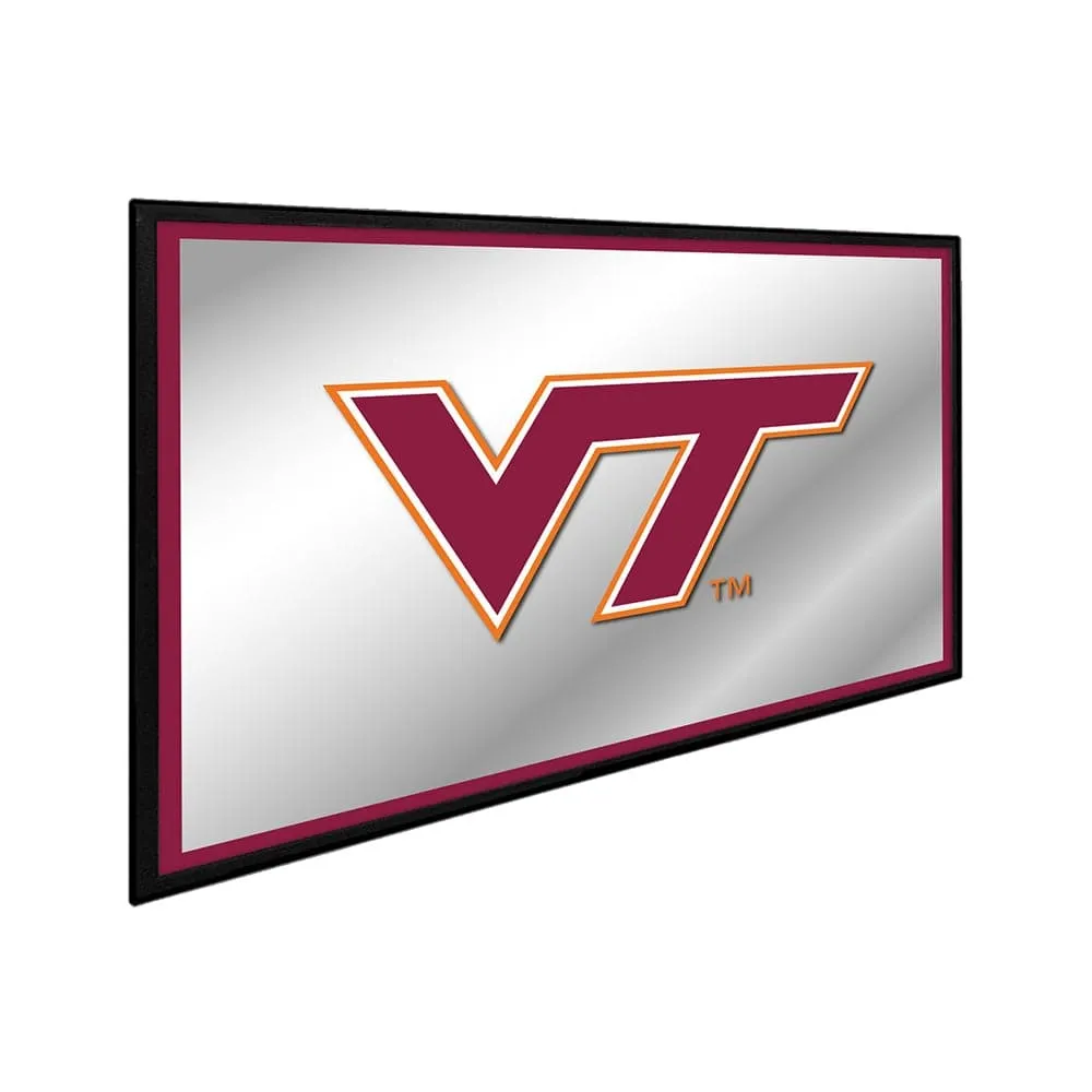 Virginia Tech Hokies: Framed Mirrored Wall Sign