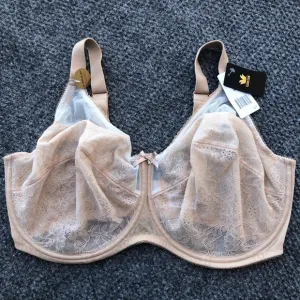 Wacoal Retro Chic Full Figure Underwire Lace Bra size 42H